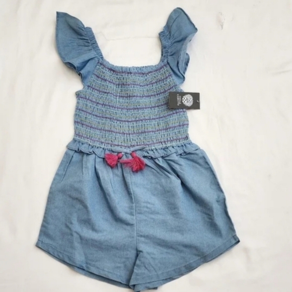Vince Camuto Kids Blue Romper - Picture 1 of 8
